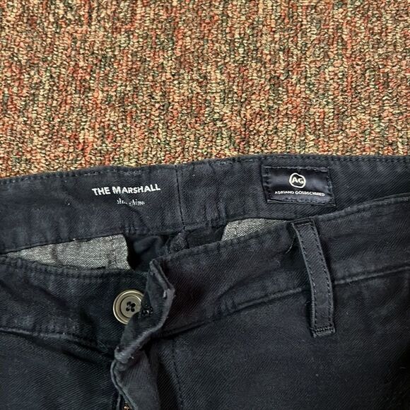 AG Adriano goldschmied navy pants 34 - Picture 5 of 7